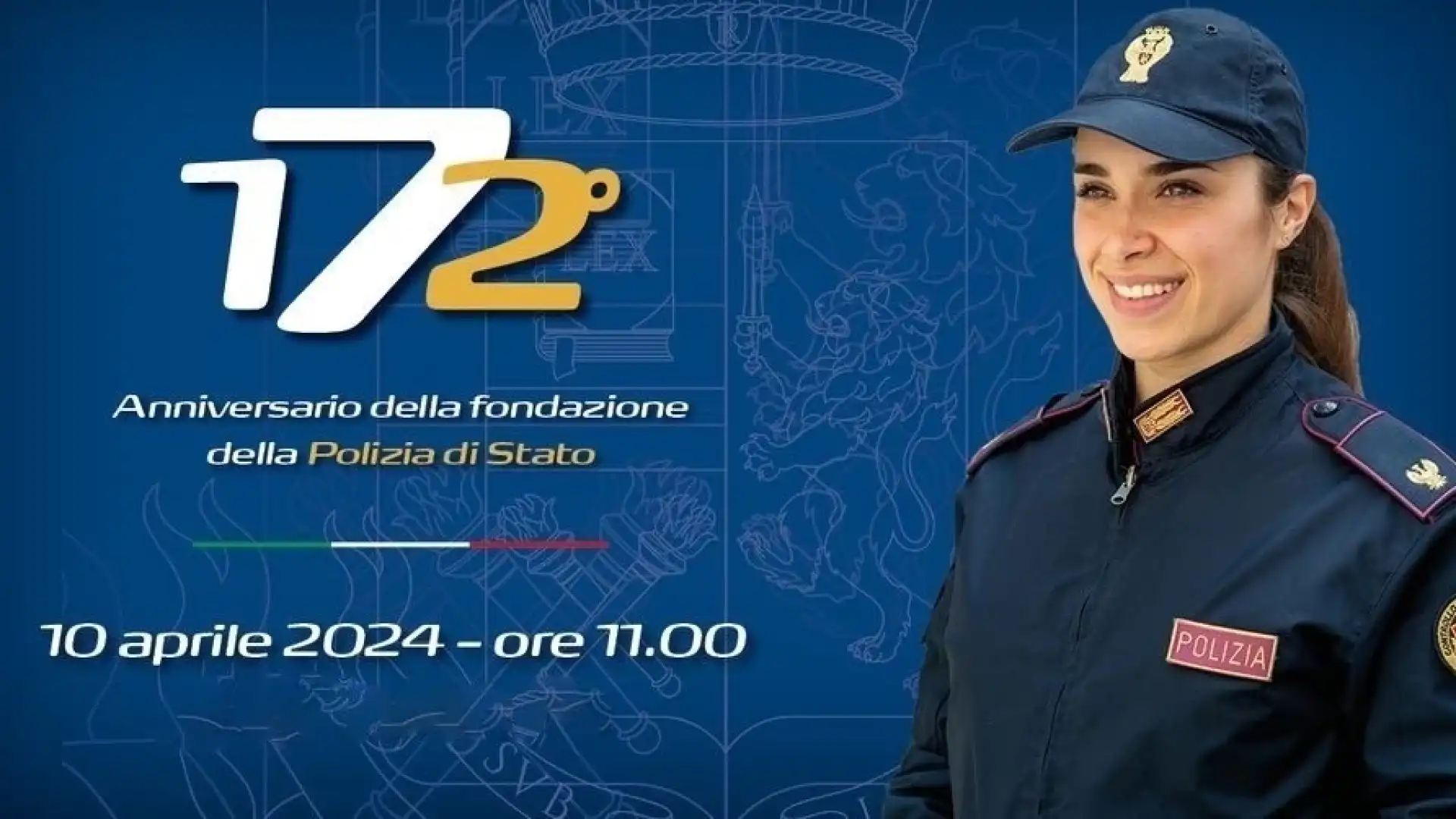 La Polizia di Stato celebra il 172esimo anniversario della Fondazione.